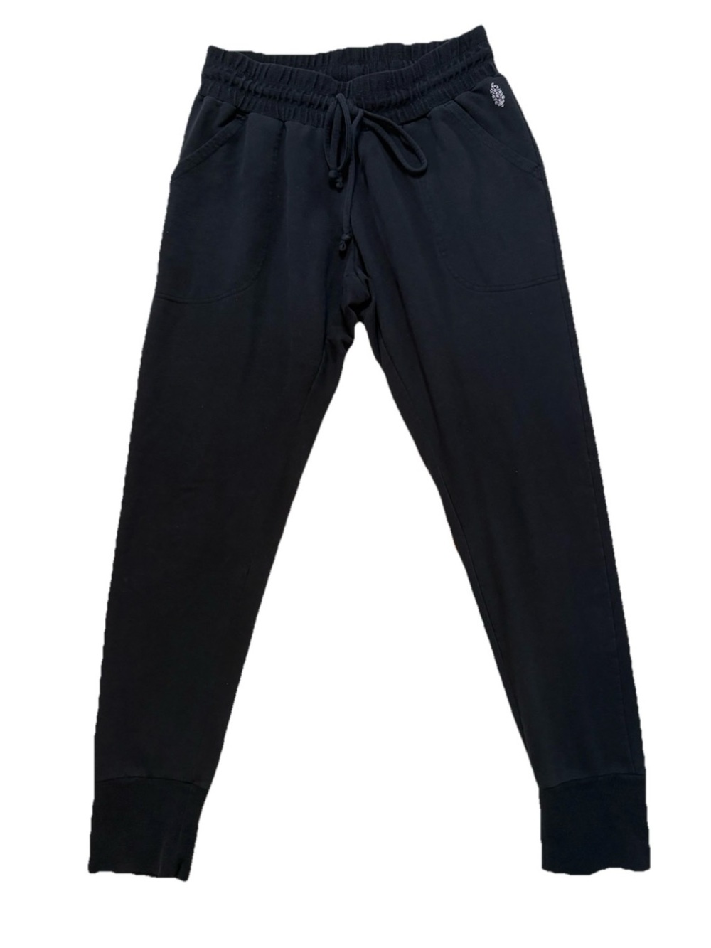 Free People FP Movement Sunny Skinny Joggers Black Sweatpants M - Picture 3 of 5